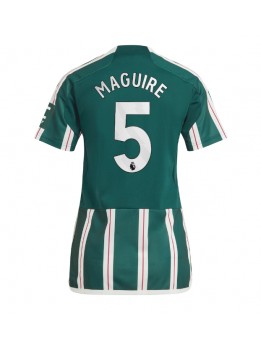Ženski Nogometna dresi replika Manchester United Harry Maguire #5 Gostujoči 2023-24 Kratek rokav